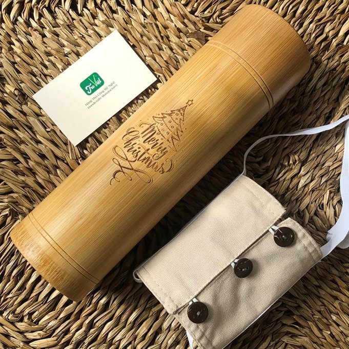 Customized Bamboo Gift Set (Bamboo Tumbler and Cup), Bamboo Cups, Eco Cups, Bamboo Utensils, Unique Gifts, Personalized Gifts - Image 6