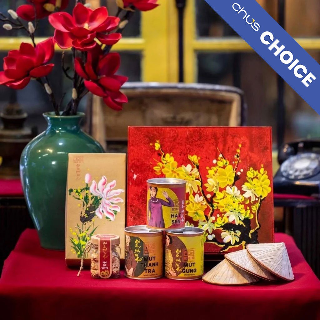 Moc Truly Hue’s 2025 3-Region Gift Box, Gift From Ancient Town, Specialty Gift, Hue Specialty, Vietnamese Gift, Artistic Hand-painted Gift Box, Corporate Gift - Image 3