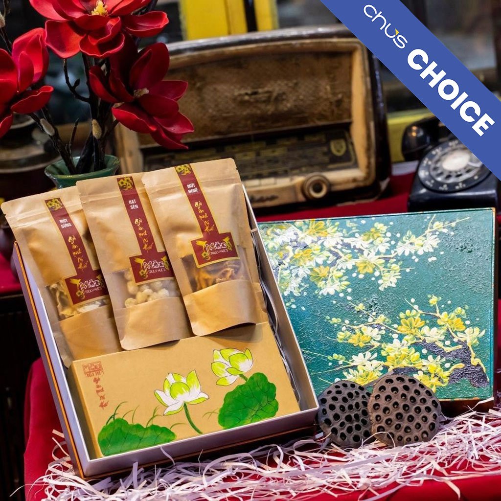 Moc Truly Hue’s 2025 Tet Taste Gift Box, Gift From Ancient Town, Hue Specialty, Vietnamese Elements, Artistic Hand-painted Gift Box, Corporate Gift - Image 3