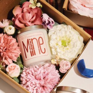 Alternative view of “Means To Me” Scented Soy Candle & Flower Gift Box, Perfect Gift For Any Occasion, Luxury On A Budget, Scented Candle Gift, Gift Idea
