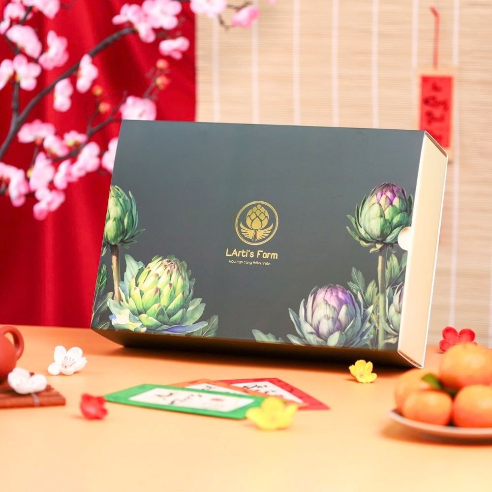 Artichoke Gift Box Combo 8, A Healthy Gift Filled With Love, Gift Set With Dried Fruit, Honey & Artichoke Products, Corporate Gifts - Image 4