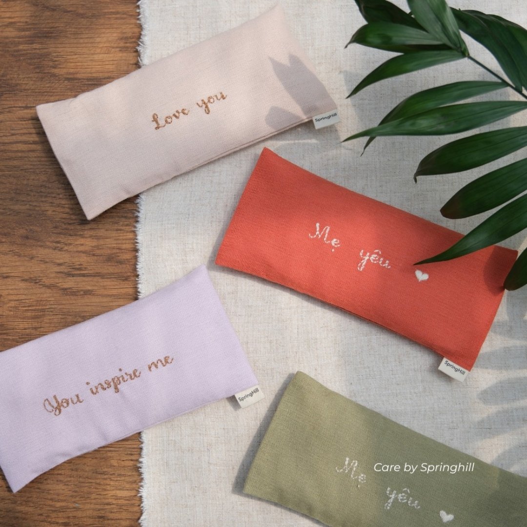 Lavender Eye Pillow, Herbal Eye Compress Pillow, Eye Relaxation Compress Bag, Hot And Cold Compress Pillow, Eye Mask Pillow - Image 3