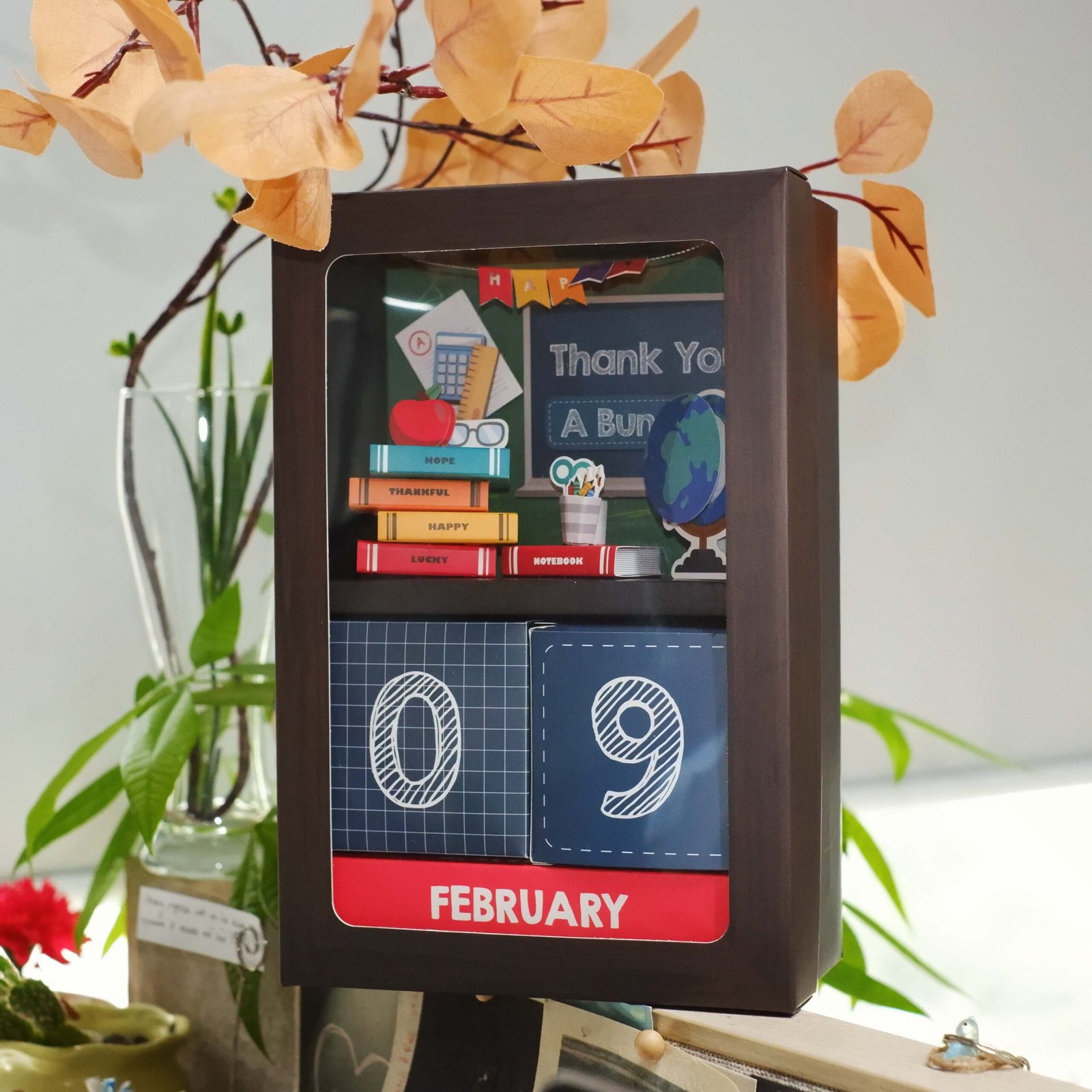 "Enlightenment" Personalized Gift Box, Custom Name & Corporate Logo Printing, Premium Sweets & Confectionery Gift Set, Desk Calendar, Gift For Teacher - Image 4