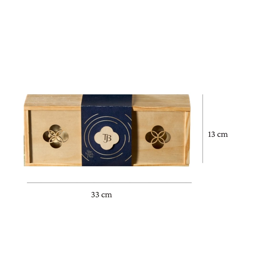 "Three Melodies" Mid-Autumn Gift Box, Bundled Moonlit Night Harmony, Moon Cake & Tea Gift Set, Wooden Gift Box, Vietnamese Souvenir, Gift For Partner - Image 7