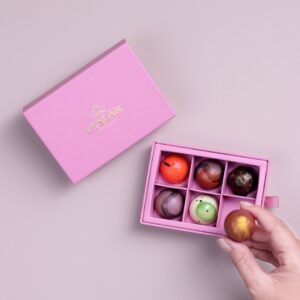 Alternative view of 6-Piece Homeland Flavor Bonbon Chocolate Box, Unique Vietnamese Taste, Specialty Chocolate, Luxury Chocolate Set, Natural Ingredients, Gift For Foreigners