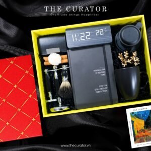 "Black Is King" Gift Box, Powerful Declaration Of Elegance, Gift Set For Him With Notebook, Brewing Tools & Personal Accessories, Gift For Boyfriend