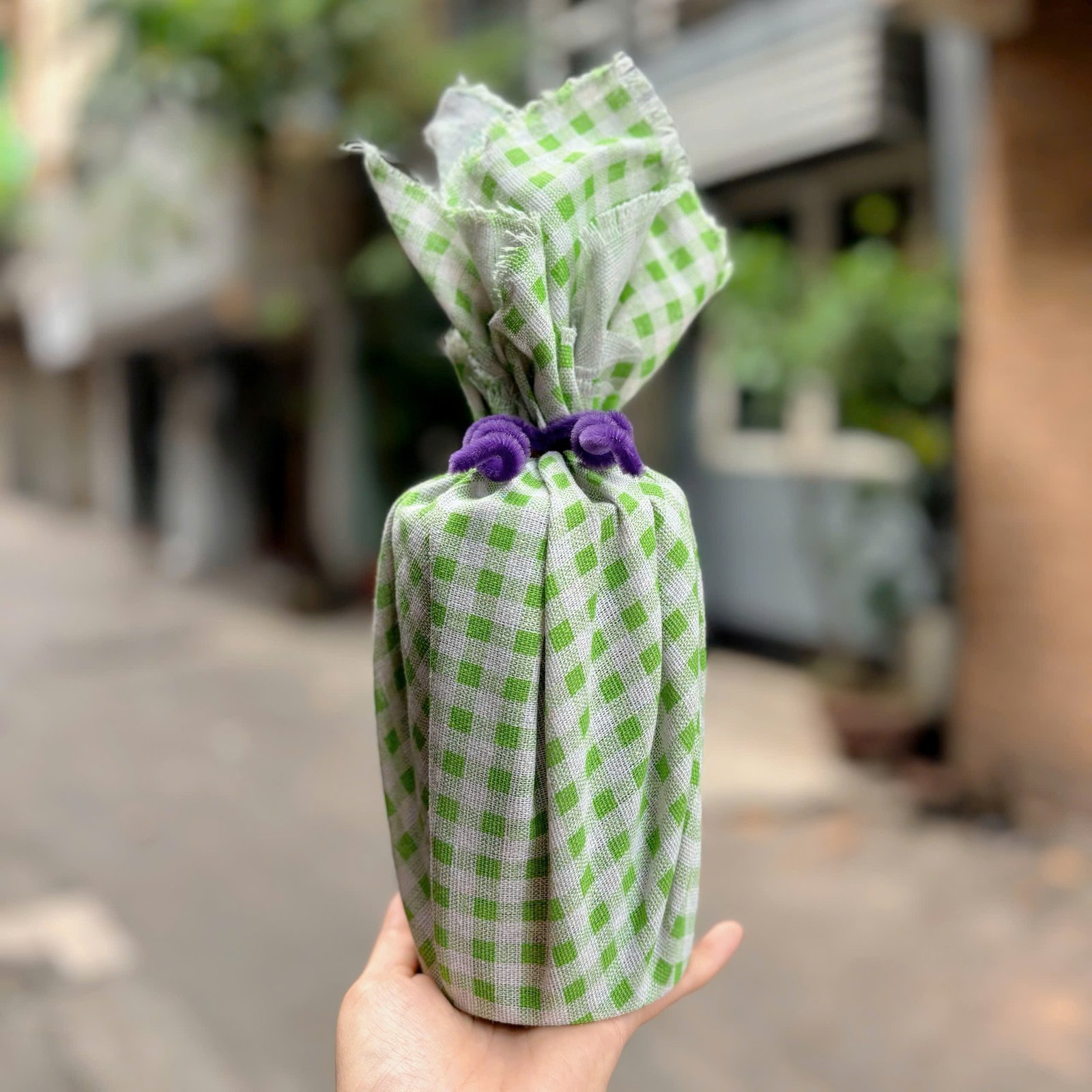 HeyDay Rich Dark Cacao Power Gift, Delicious & Convenient, Krama Scarf Wrapped Cacao Jar, Pure Cacao Powder, Vietnamese Specialty Gift, Vietnam Gift - Image 4