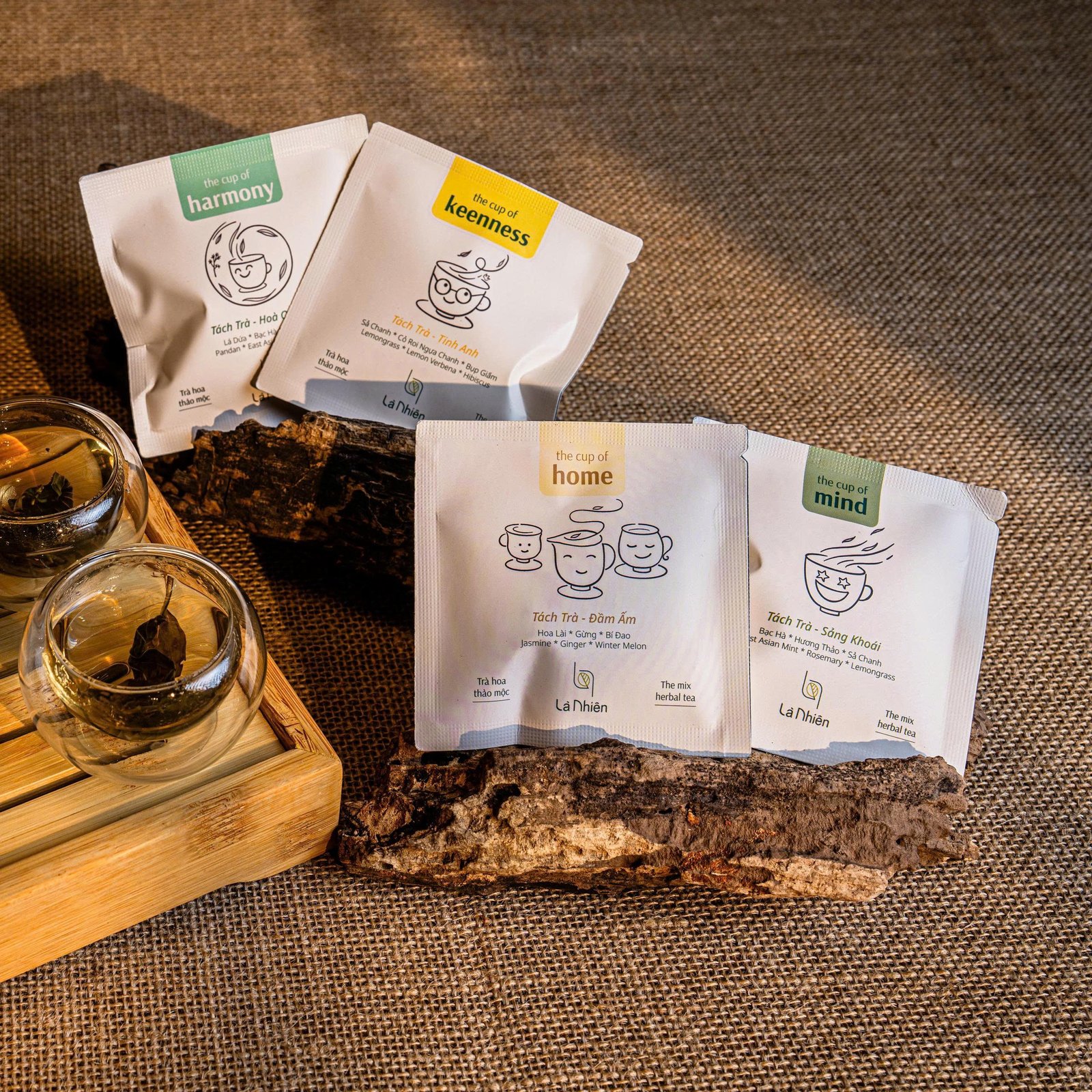 "Moons Of Serenity" Mid-Autumn Gift Box, A Touch Of Peace For Reunion Season, 6 Moon Cake Gift Set, Vietnamese Bamboo Souvenirs, Moon Festival Gift - Image 7